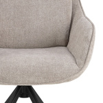 Krzesło Carrie obrotowe beżowe Caso 4