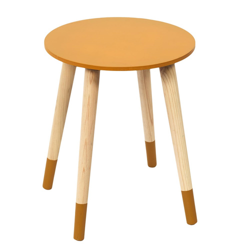 Zestaw 2 stolików Trundle niebieski  i pomarańczowy