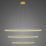 Lampa wisząca Ledowe Okręgi No.3 120cm 3k złota