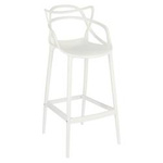 Stołek barowy Lexi biały