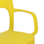 Krzesło z podłokietnikami Flexi oliwkowe