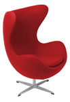 Fotel Jajo czerwony kaszmir 24 Premium