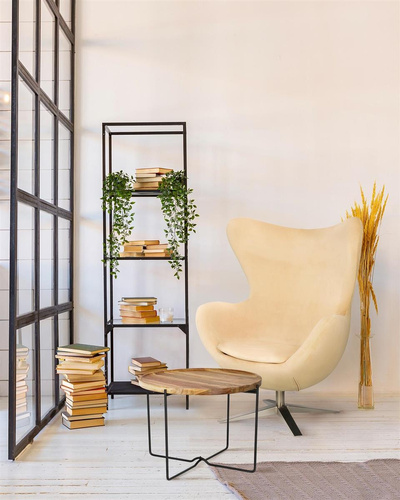 Fotel Jajo Velvet beżowy