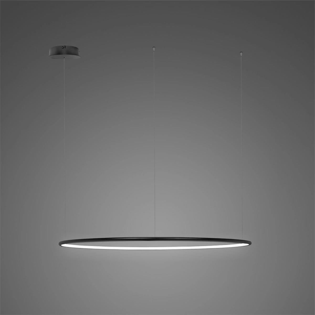 LED-Hängeleuchte Ledowe Okręgi No.1 CO 80cm 3k schwarz Dali