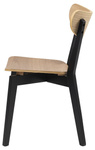 Krzesło Roxby naturalne czarne