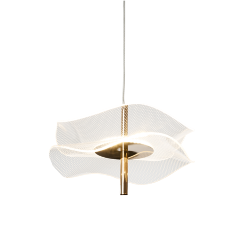 Lampa wisząca Mariposa różowe złoto 4000K