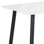 Biurko Joe biały/czarny