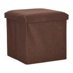 Pufa Intesi Vels Vintage brązowa