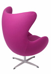 Fotel Jajo amarantowy kaszmir 39 Premium