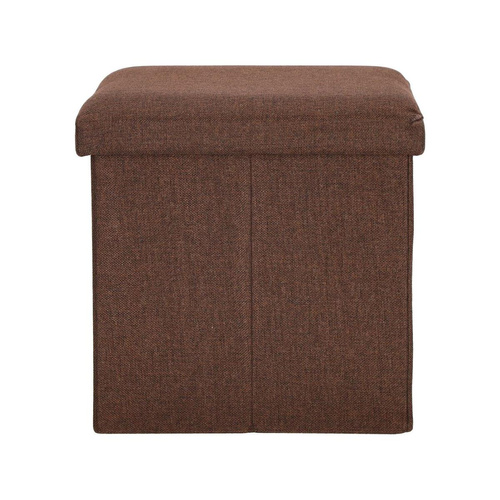 Pufa Intesi Vels Vintage brązowa