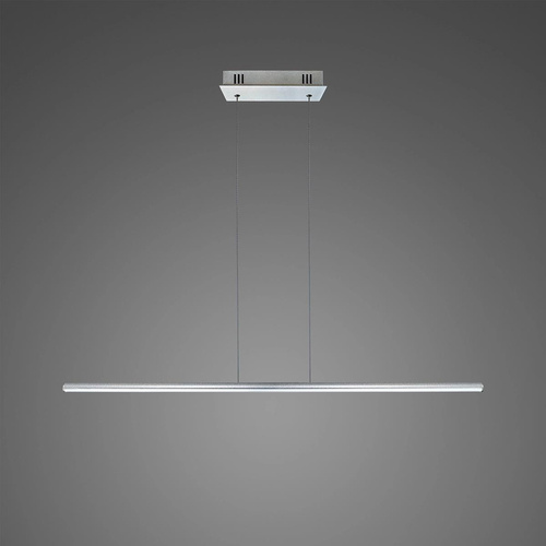 Lampa wisząca Linea No.1 100cm 4k srebrna ściemnialna 