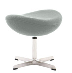 Podnóżek Jajo popielaty kaszmir 129 Premium