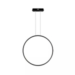 Lampa wisząca Ledowe Okręgi No.1 X 80cm 3k 43W czarny 
