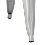 Stołek Paris Wood szary sosna naturalna