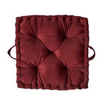 Poduszka gruba pikowana bordowa