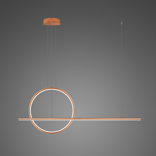 Lampa wisząca Linea No.2 120 40cm miedziana 4k 