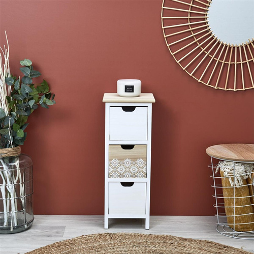 Regał Chic z 3 szufladami