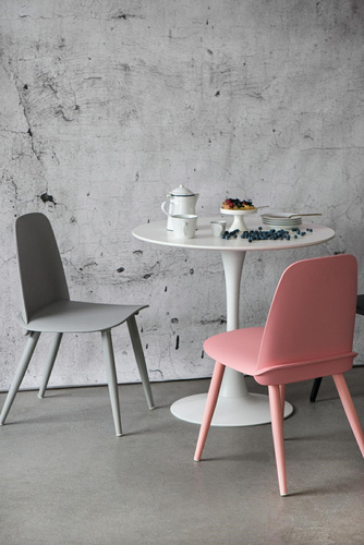 Krzesło Rosse różowe