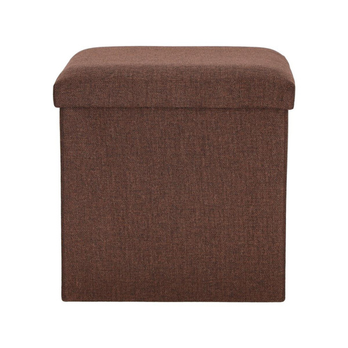 Pufa Intesi Vels Vintage brązowa