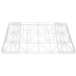 Kosz/stolik Upper składany biały