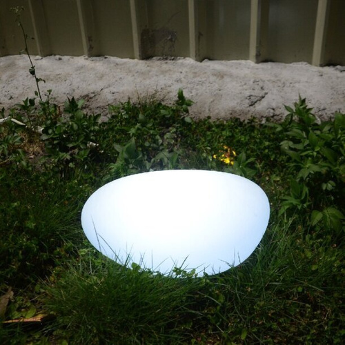 Lampa ogrodowa kamień PEBBLE L LED RGBW 16 kolorów 40 cm