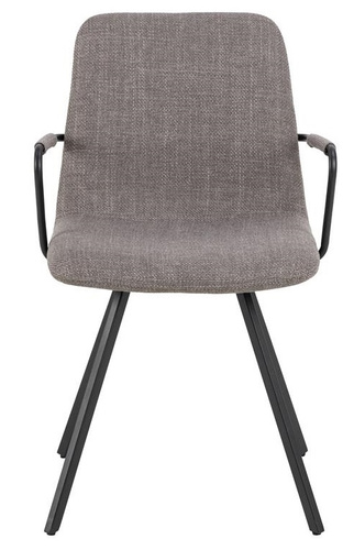 Krzesło z podłokietnikami Selina szary    ciemny