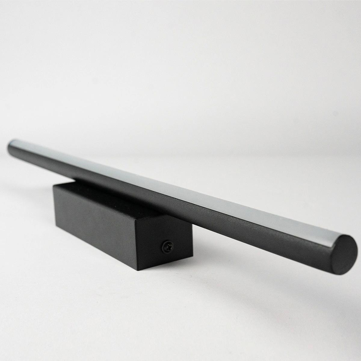 LED-Wandleuchte Linea No.38,5cm schwarz 3k – moderne Beleuchtung für das Badezimmer