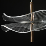 Lampa wisząca Mariposa różowe złoto 3000K
