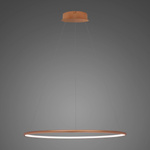 Lampa wisząca Ledowe Okręgi No.1 60cm 4k miedziana Dali