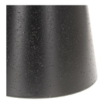 Stolik kawowy Soleilo szklany okrągły     60cm czarny