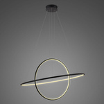 Lampa Ledowe Okręgi No.2 czarna 100cm 3k