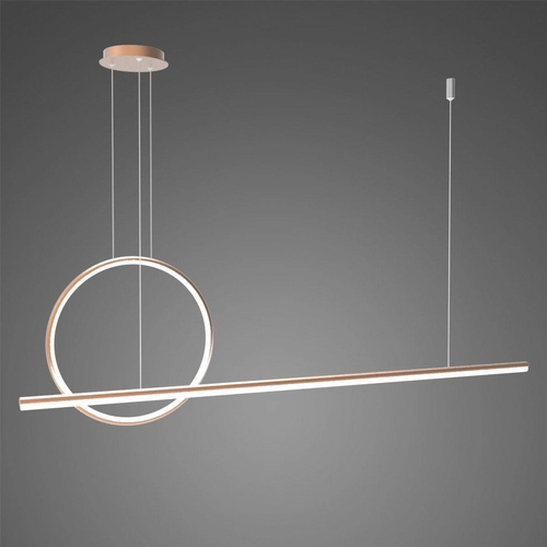 Lampa wisząca Linea No.2 40cm 4k miedziana ściemnialna 