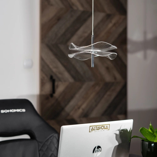 Lampa wisząca chrom Mariposa 3000K