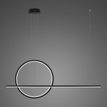 Lampa wisząca Linea No.2 B 60cm czarna 4k ściemnialna 