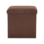 Pufa Intesi Vels Vintage brązowa