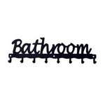 Wieszak ścienny Bathroom czarny