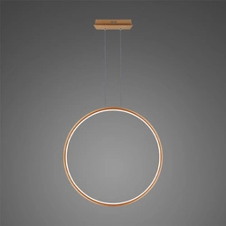 Lampa wisząca Ledowe Okręgi No.1 X 80cm 3k miedziana 