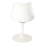 Krzesło Tulip Basic białe/czarna poduszk a