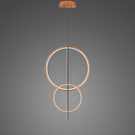 Lampa wisząca Linea No.5 60/40cm czarny miedziany 3k 