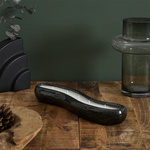 Świeca ceramiczna podłużna czarna