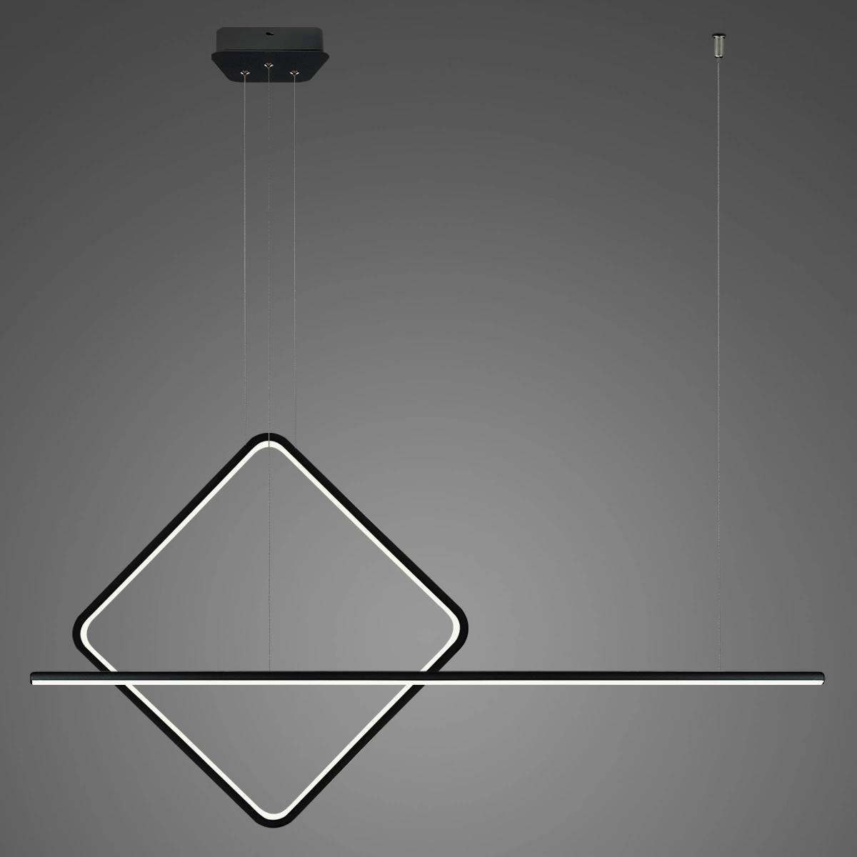 Hängeleuchte Linea No.4 B 60cm schwarz 3k dimmbar