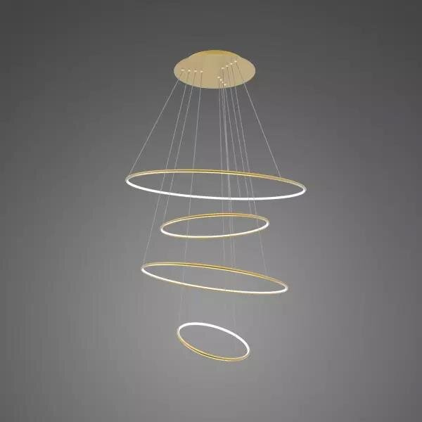 LED-Hängeleuchte Ledowe Okręgi No.4 100cm 2700 K gold Dali