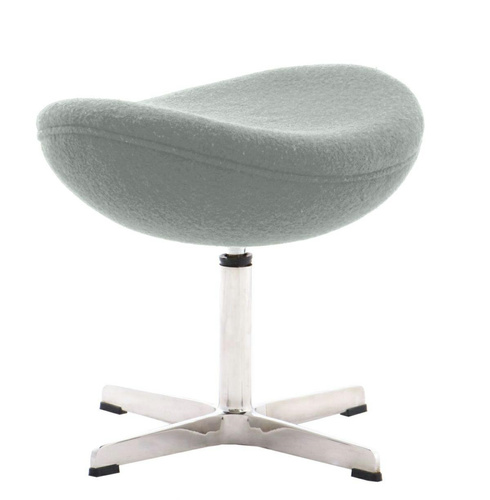 Podnóżek Jajo popielaty kaszmir 129 Premium