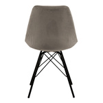 Krzesło Eris Sztruks Szare