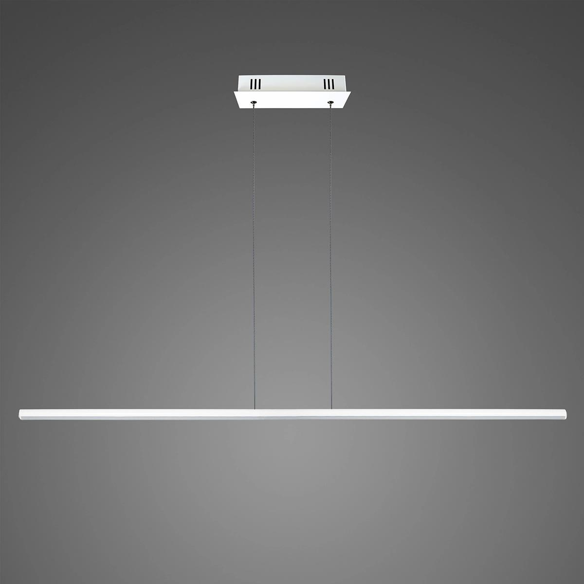 Pendelleuchte Linea No.1 120cm 4k weiß Dali – Gesamtansicht