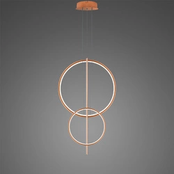 Lampa wisząca Linea No.5 60/40cm miedziana 3k 