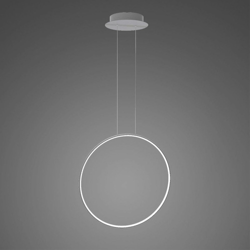 Lampa wisząca Ledowe Okręgi No.1 X 60cm3k srebrna Dali