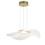 Lampa wisząca Velo No.1 złota 
