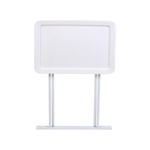 Stolik składany Hofuf biały z tacą