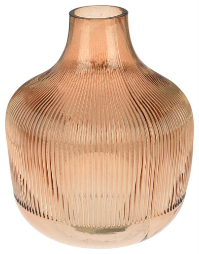 Wazon szklany Ariel brązowy